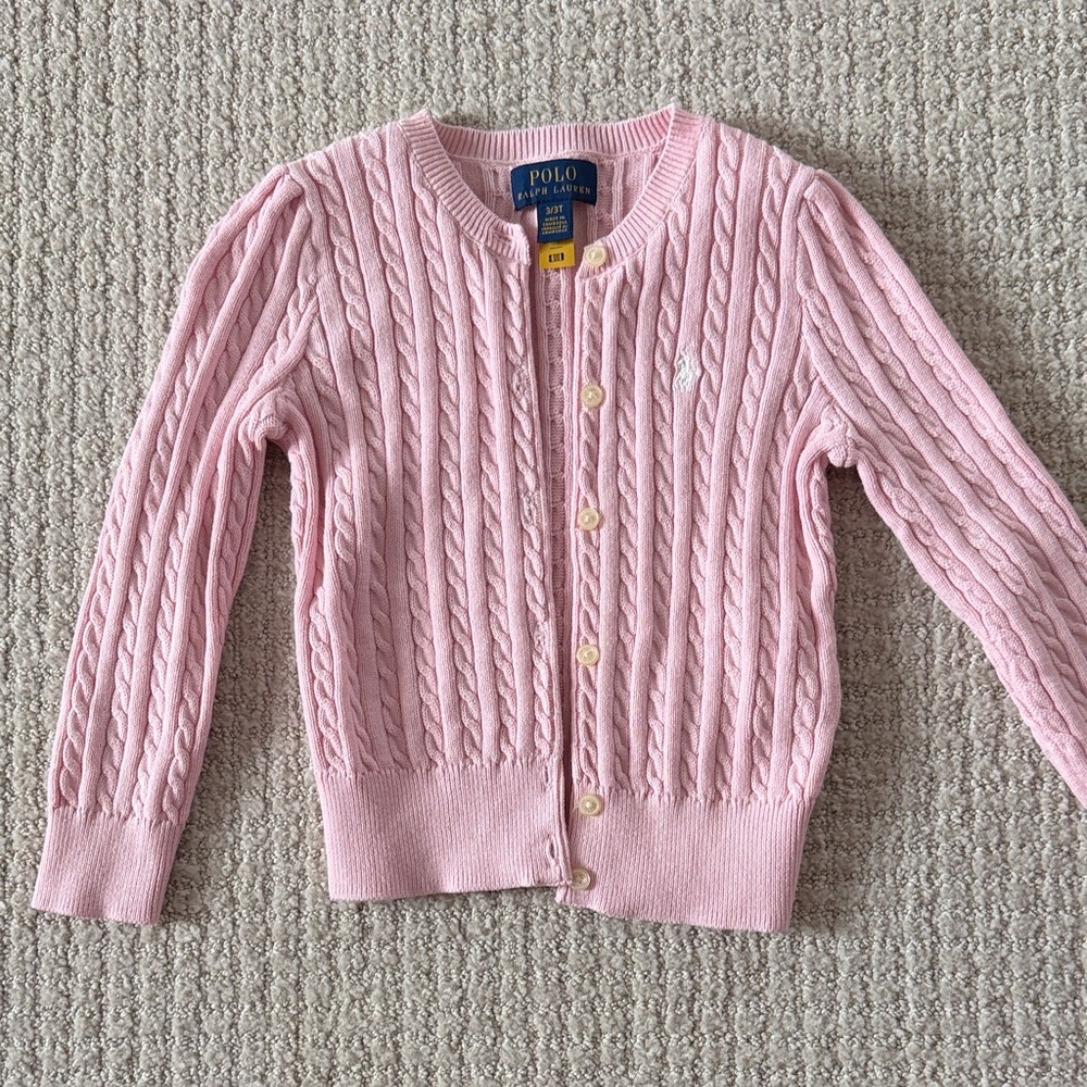 Polo by Ralph Lauren Light Pink Knit Sweater